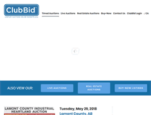 Tablet Screenshot of clubbid.com
